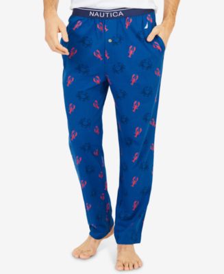 Nautica Men's Crab & Lobster Print Cotton Pajama Pants - Macy's