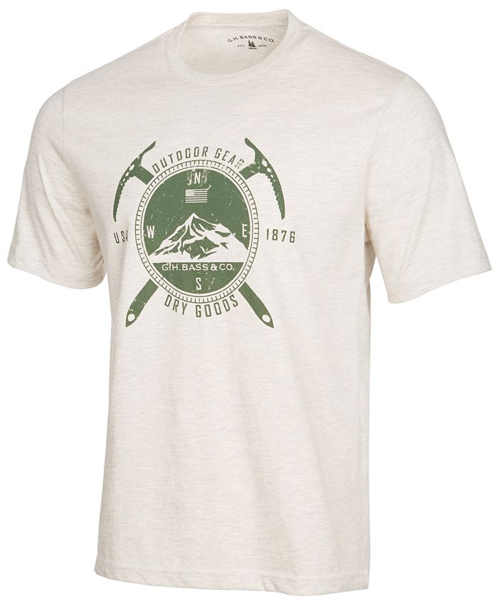 G.H. Bass & Co. Men's Outdoor Gear Logo-Print T-Shirt - Macy's