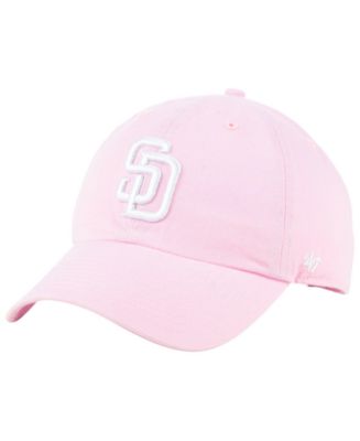 '47 Brand San Diego Padres Pink CLEAN UP Cap - Macy's