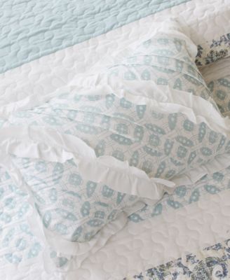 Dawn Soft Cotton Percale 6-Pc. Quilt Set, Full/Queen