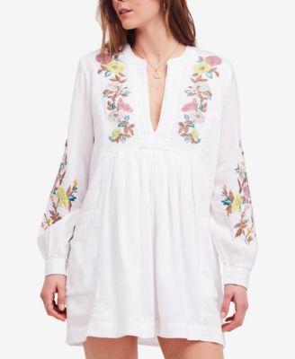 Mia gauze hot sale embroidered mini dress