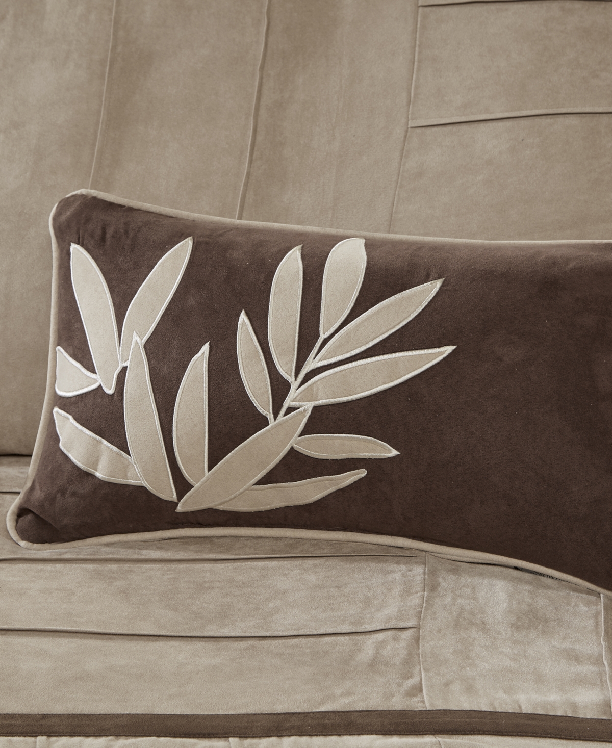 Madison Park Dune Faux-Suede 7-Pc. Comforter Set,