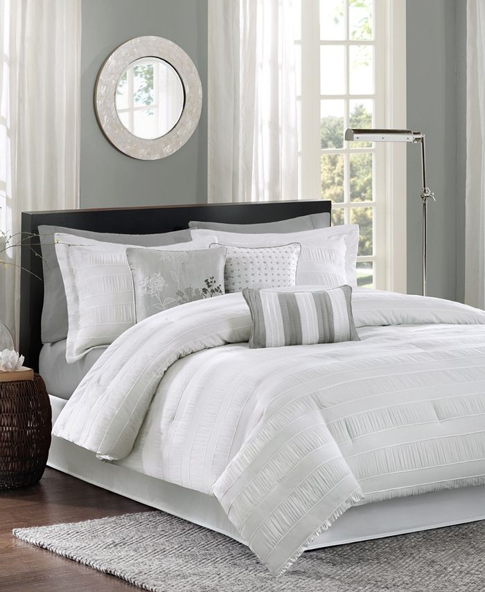 Madison Park Hampton 7Pc. Queen Comforter Set & Reviews Comforter