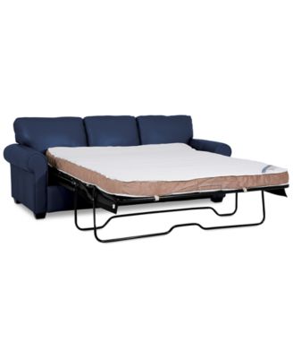 Orid 84" Queen Leather Roll Arm Sleeper