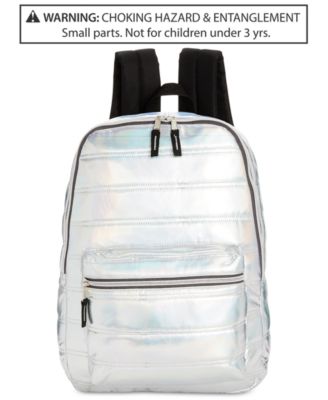 Global Design Concepts - Metallic Quilted Backpack, Little & Big Girls