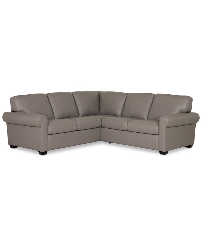Furniture Orid 2Pc. "L"Shaped Leather Sectional Sofa, Created for