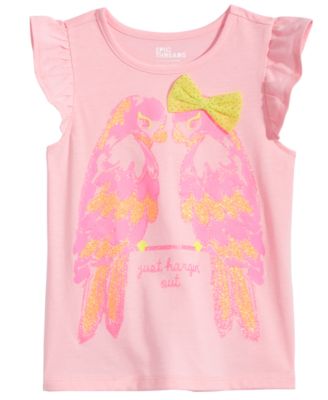 Epic Threads - Parrots T-Shirt, Little Girls