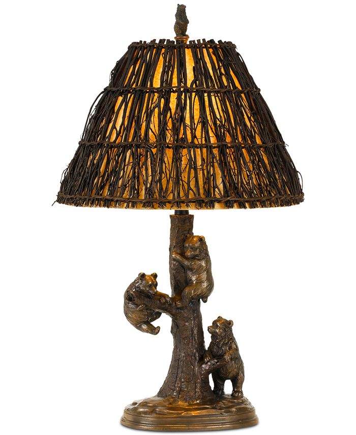Cal Lighting - 150W Bear Resin Table Lamp