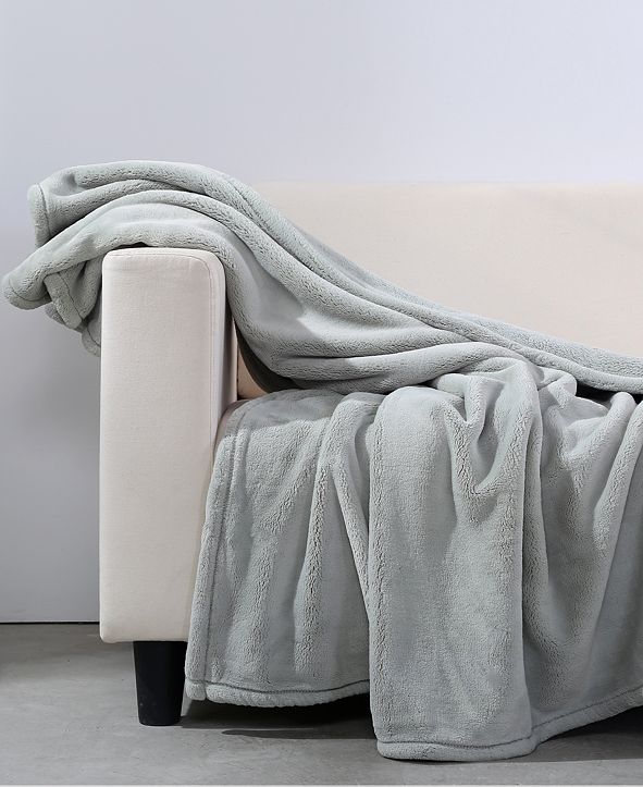 Berkshire PrimaLush™ 50" x 60" Heavyweight Throw & Reviews Blankets & Throws Bed & Bath Macy's