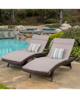 San Pedro Outdoor Chaise Lounge (Set Of 2)