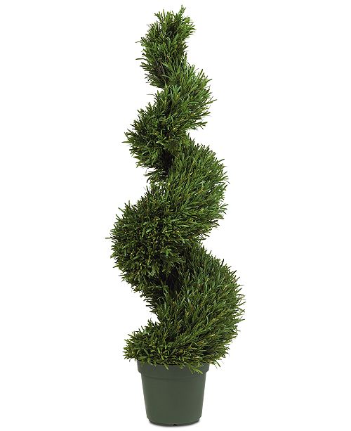 Nearly Natural 4 Rosemary Indoor Outdoor Artificial Tree Reviews