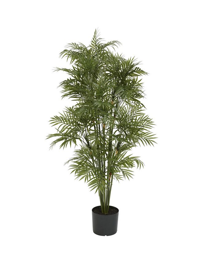 Nearly Natural 4' Artificial Plastic Parlour Palm Tree Macy's