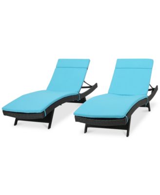 Madison Outdoor Chaise Lounge (Set Of 2)
