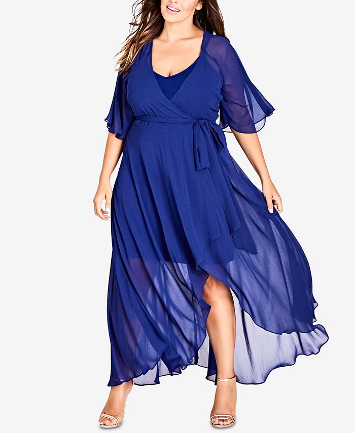 City chic wrap dress hot sale