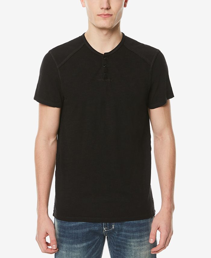 Buffalo David Bitton Men's Solid Henley - Macy's