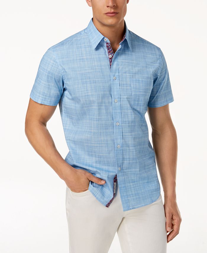 ConStruct Con.Struct Men's Chambray Shirt, Created for Macy's - Macy's