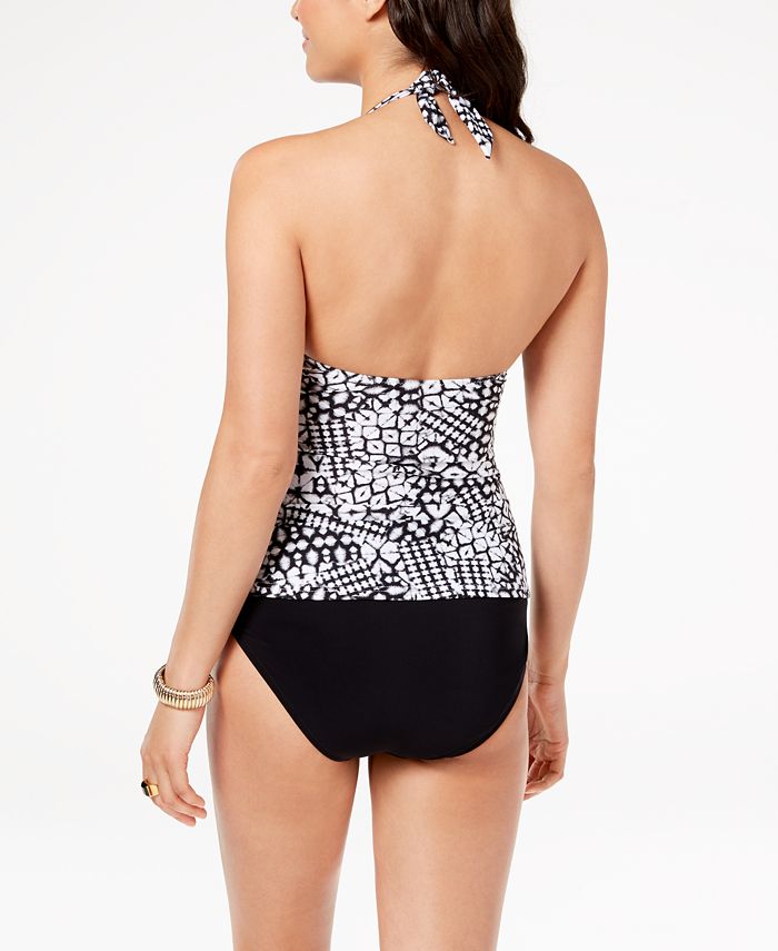 Profile by Gottex Women's Mehndi Halter Neck Swim Tankini Top & Bikini Bottom Collection main image 1