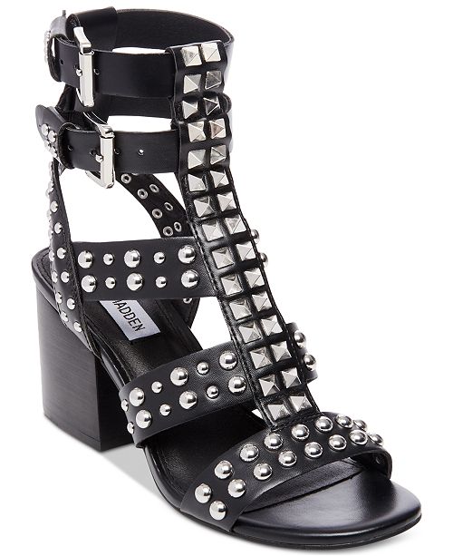 Steve Madden Women's Double-Studded Gladiator Sandals & Reviews ...