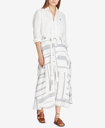 Polo ralph 2024 lauren patchwork skirt