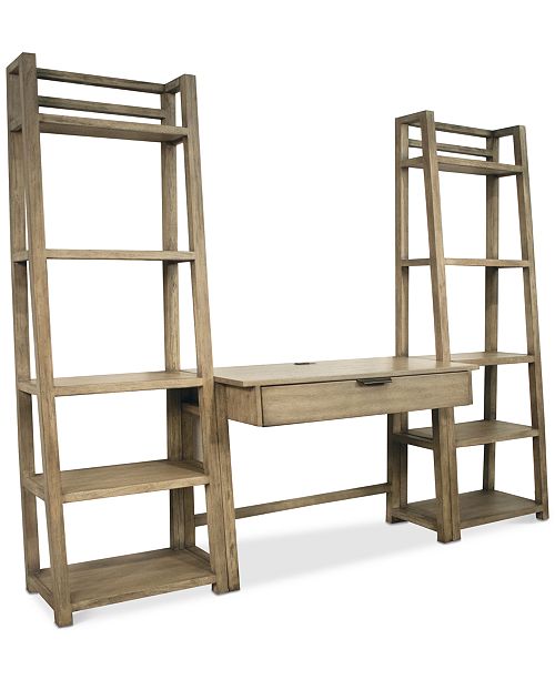 Furniture Ridgeway Home Office Furniture 3 Pc Set Wall Desk