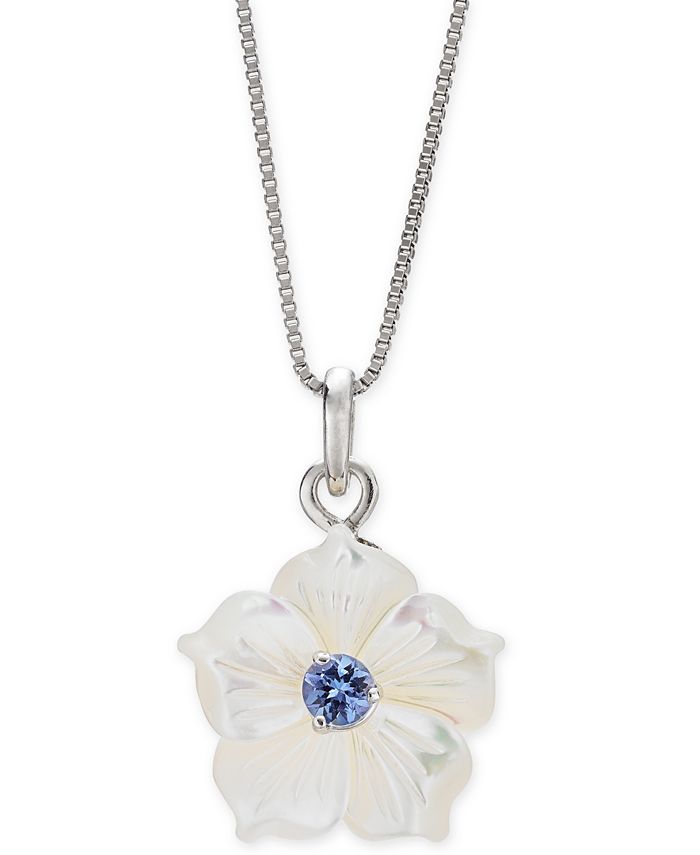 Macys tanzanite necklace top