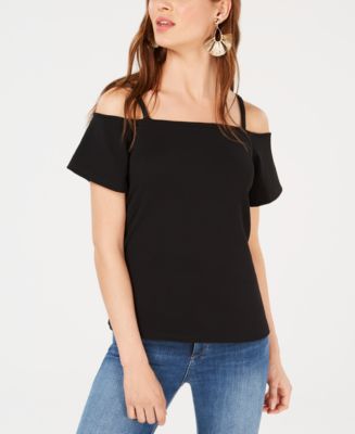 macys cold shoulder tops