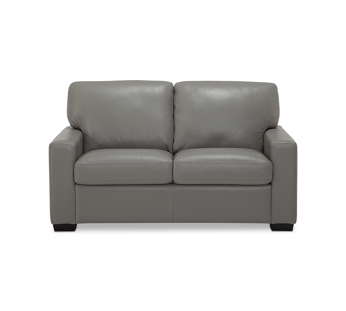 Ennia 59" Leather Loveseat, Created for Macy's