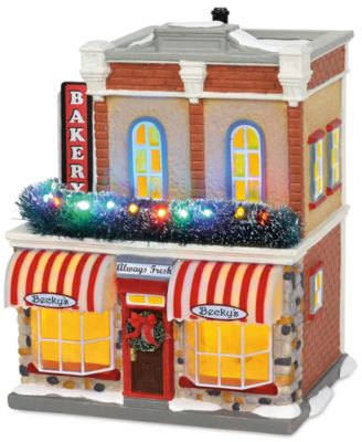 Department 56 - Midyears Snow Village Main Street Bakery