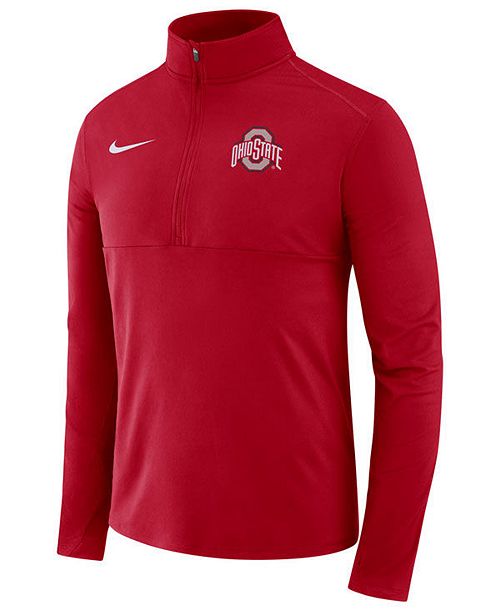 Nike Men's Ohio State Buckeyes Element QuarterZip Pullover & Reviews
