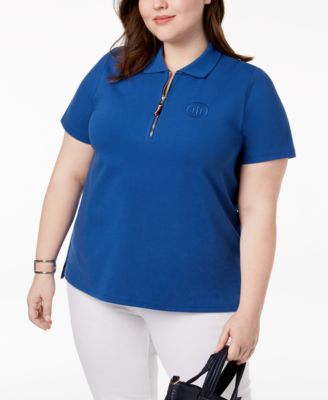 tommy hilfiger plus size polo shirts