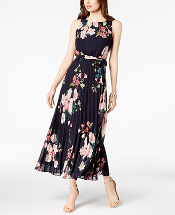 Jessica Howard Petite Belted Floral Maxi Dress Macy s