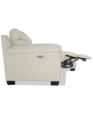 CLOSEOUT! Julius II 3-Pc. Leather Sectional Sofa With 1 Power Recliner, Power Headrests, Chaise And USB Power Outlet