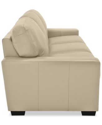 Ennia 82" Leather Queen Sleeper Sofa