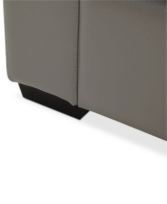 Ennia 82" Leather Sofa, Created for Macy's