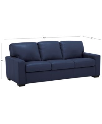 Ennia 82" Leather Sofa