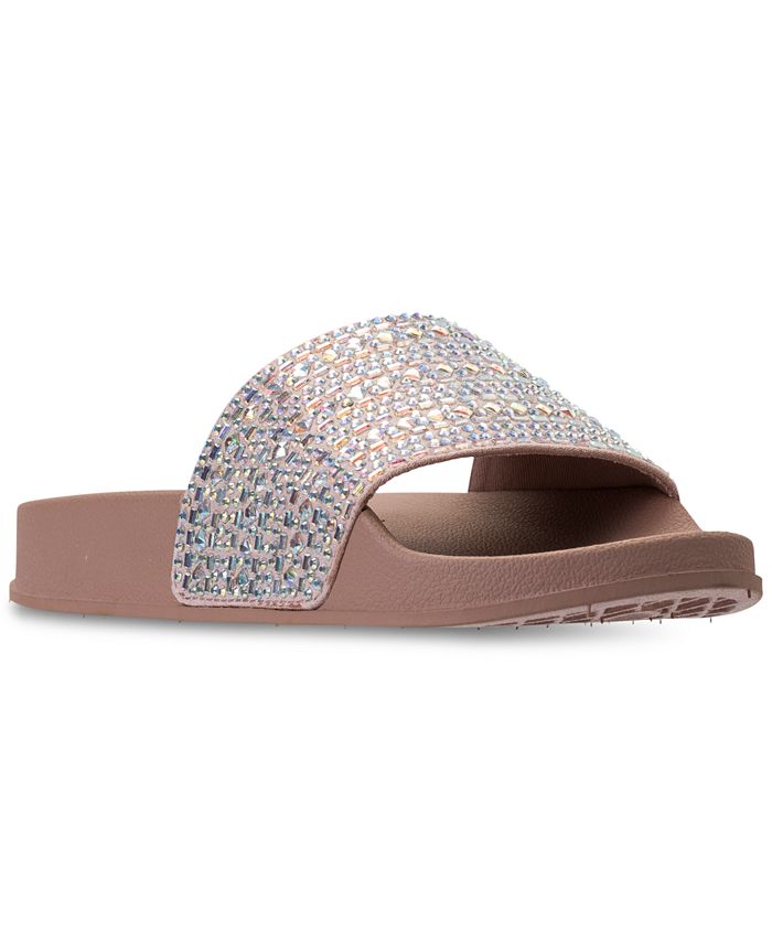 Steve madden glitter slides on sale