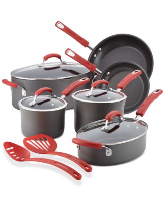 Rachael Ray - Hard-Anodized Non-Stick 12-Pc. Cookware Set