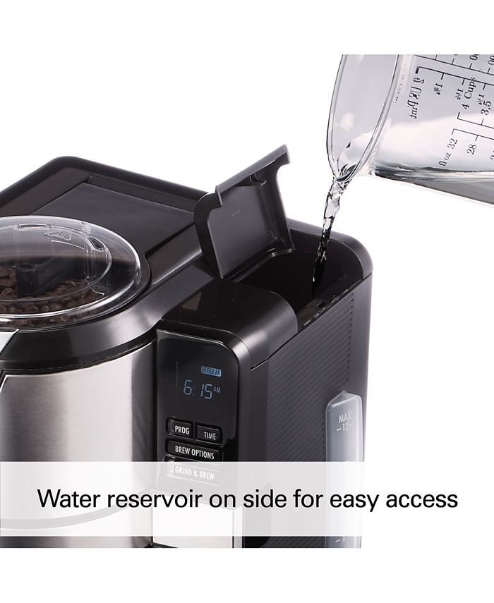 Hamilton Beach Programmable Grind & Brew 12Cup Coffee Maker Macy's