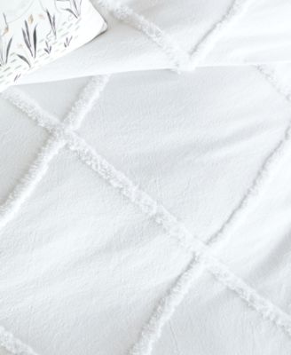 Chenille Lattice Comforter Sets