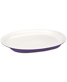 Round & Square Purple Oval Platter