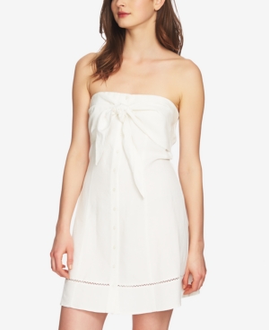 1.STATE STRAPLESS TIE-FRONT DRESS