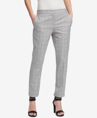 dkny plaid pants