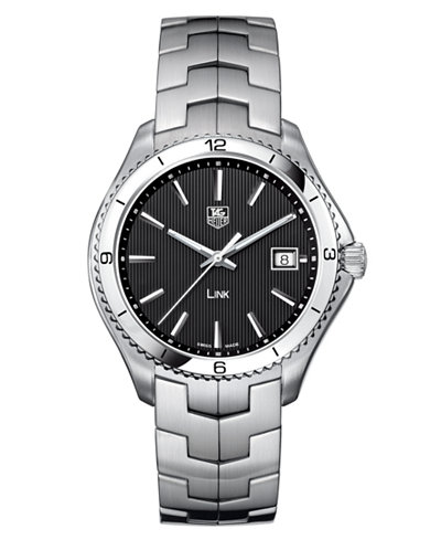 TAG Heuer Men's Swiss Stainless Steel Bracelet Watch 40mm WAT1110.BA0950