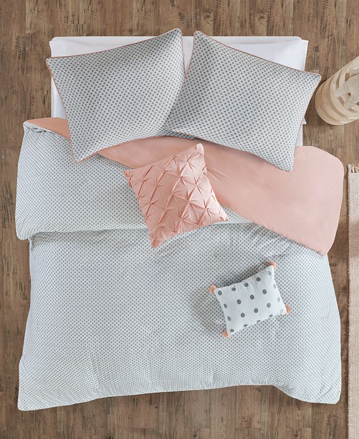 Urban Habitat CLOSEOUT! Aurora 4Pc. Twin/Twin XL Cotton Reversible