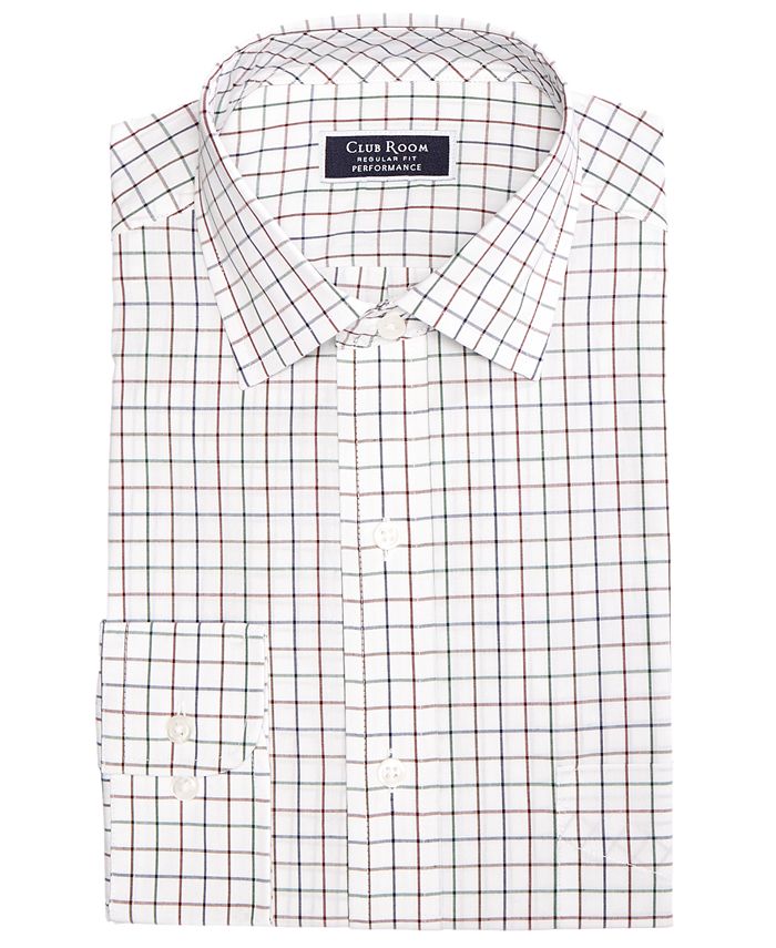 Club Room Men's Classic/Regular Fit Stretch WrinkleResistant Multi