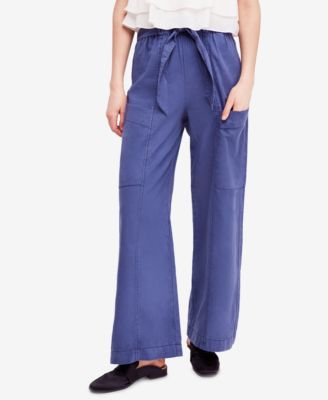 Free People - Bluebell Belted Wide-Leg Pants