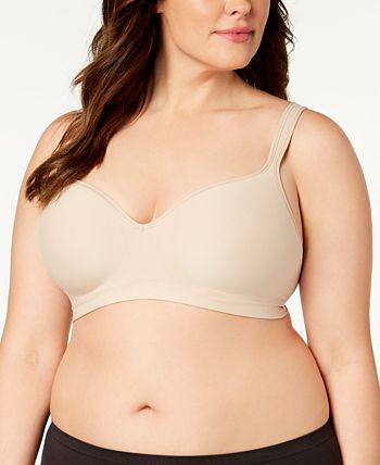 Bali womens Comfort Revolution Wirefree Df3463 Full Coverage Bra, White,  34DD US at  Women's Clothing store