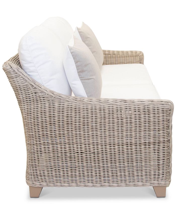 Furniture Willough Outdoor Loveseat, with Sunbrella® Cushions, Created