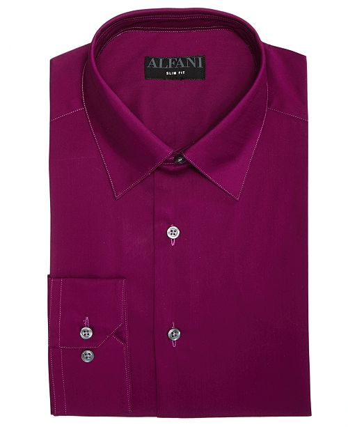Alfani AlfaTech by SlimFit Stretch Performance Dress Shirt, Created