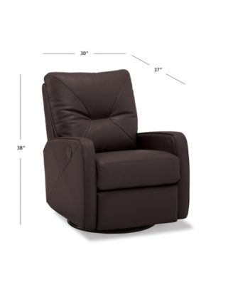 Finchley Leather Power Swivel Glider Recliner